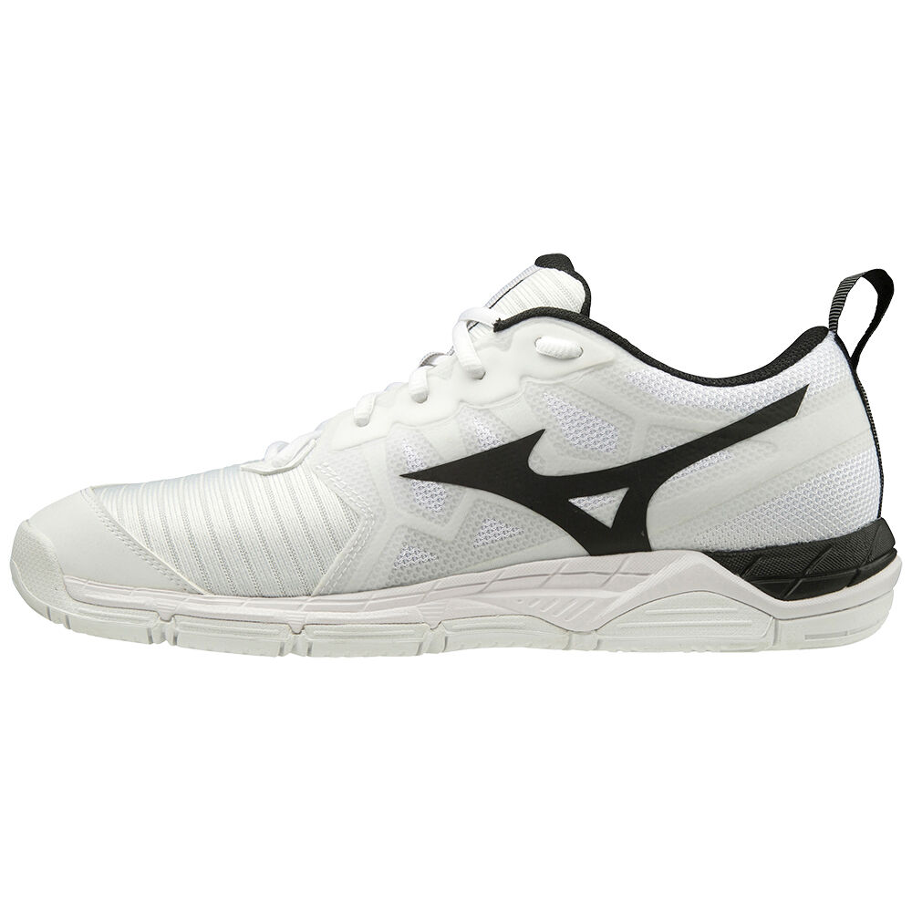 Scarpe Pallavolo Mizuno Wave Supersonic 2 Uomo - Bianche/Nere - 54183-EBKI